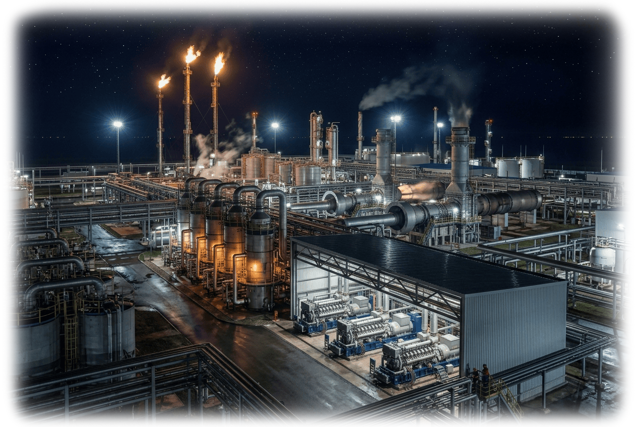 Нефтегазовый промышленный объект